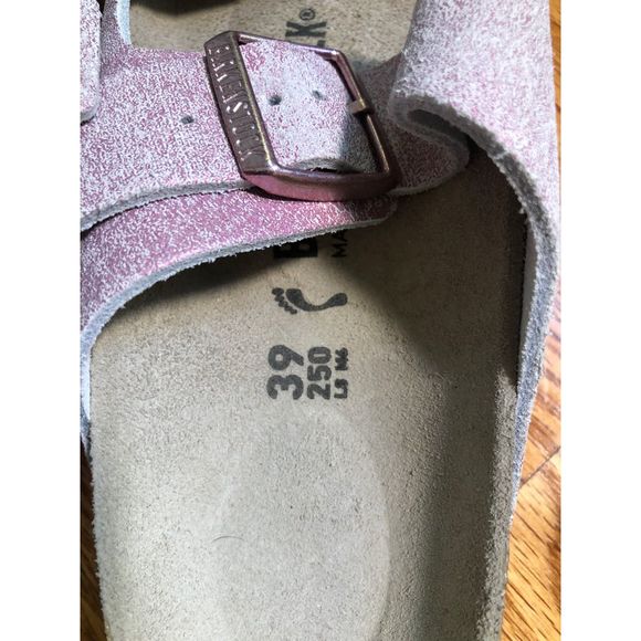 ARIZONA WASHED METALLIC PINK BIRKENSTOCKS 💕 NWOT - Picture 4 of 4